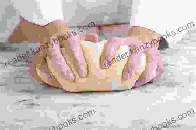 A Close Up Image Of A Person's Hands Kneading Pasta Dough On A Wooden Surface. Pasta Recipes Cookbook: The Ultimate Guide To Making Healthy Pasta And Pasta By Hand