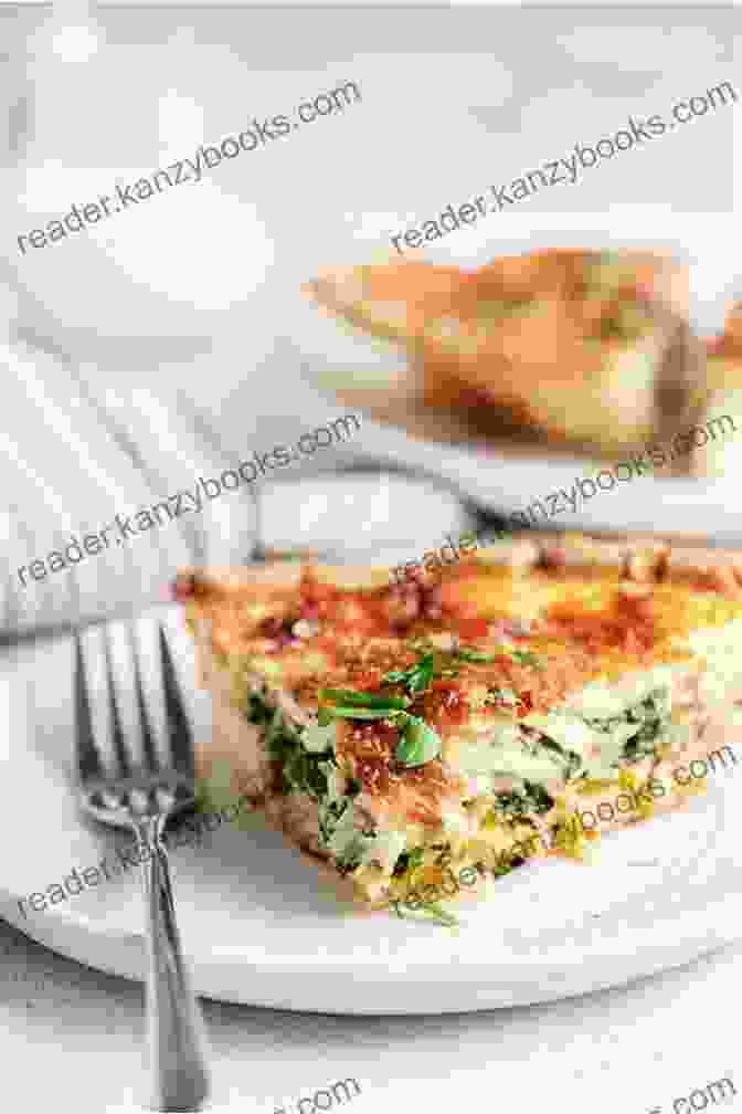 A Delicious And Cheesy Spinach Quiche Spinach Quiche: A Tasty Vegetarian Dish