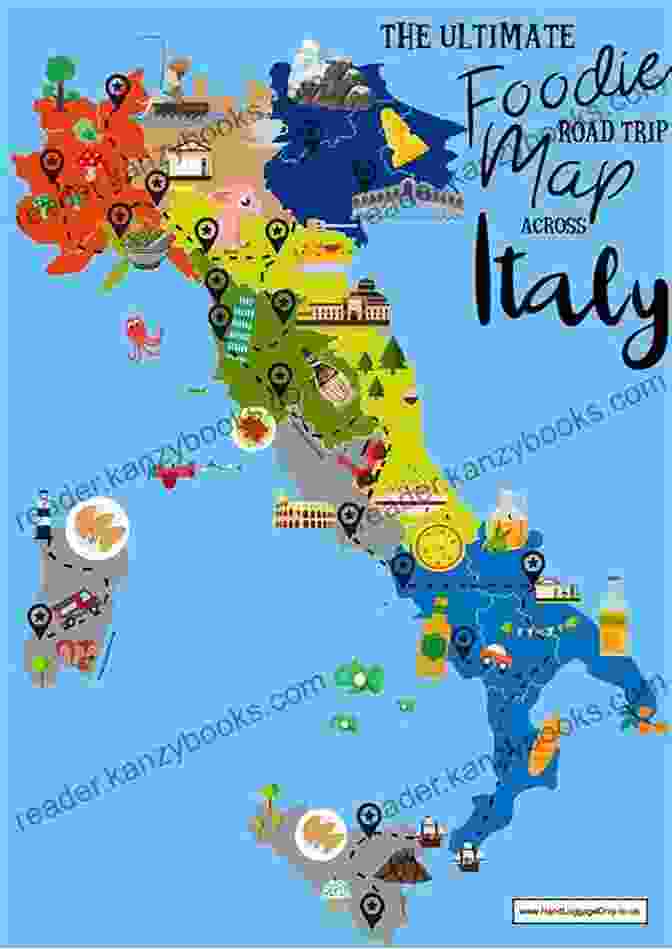 A Map Of Italy Highlighting Different Culinary Regions And Their Specialties Complete Guide To Italian Paleo: Authentic Classic Italian Dishes: Italian Paleo Cookbook