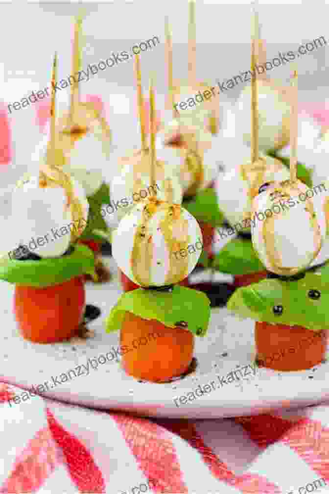 A Plate Of Caprese Skewers Aperitif Ideas For Ketogenic Diet Followers: BEST RECIPES AND IDEAS FOR EASY AND QUICK APPETIZER