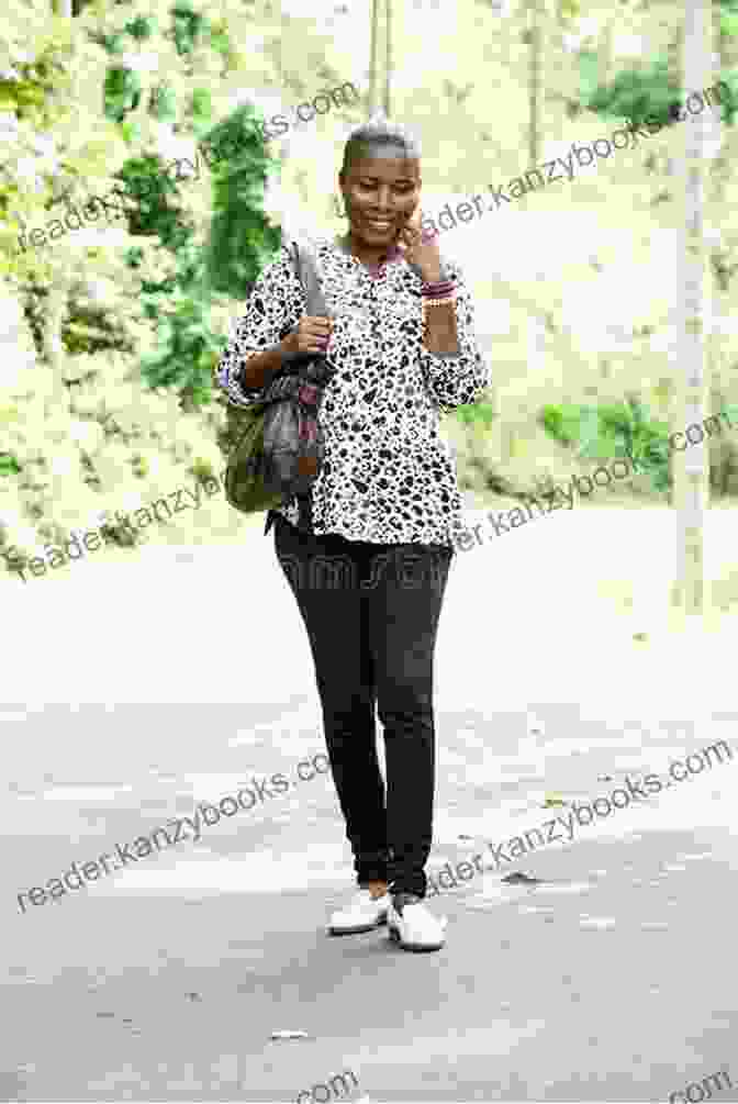 A Woman Walking In A Park, Smiling And Looking Happy Thin Body The Magic Of Walking 10 000 Steps (Healthy Ways To Lose Weight 1)