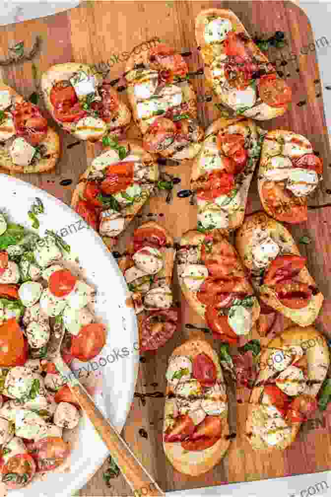 Caprese Bruschetta With Tofu Ricotta Top 123 Cheese Appetizer Recipes: A Timeless Cheese Appetizer Cookbook