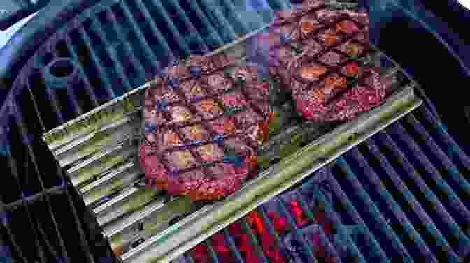 Image Of A Mouthwatering Grilled Steak With Smoky Char Marks Wood Pellet Smoker And Grill Cookbook: The Best 300 Delicious And Easy Step By Step Recipes For Smoking And Grilling Including The Latest Cooking Techniques And Tips For Beginners