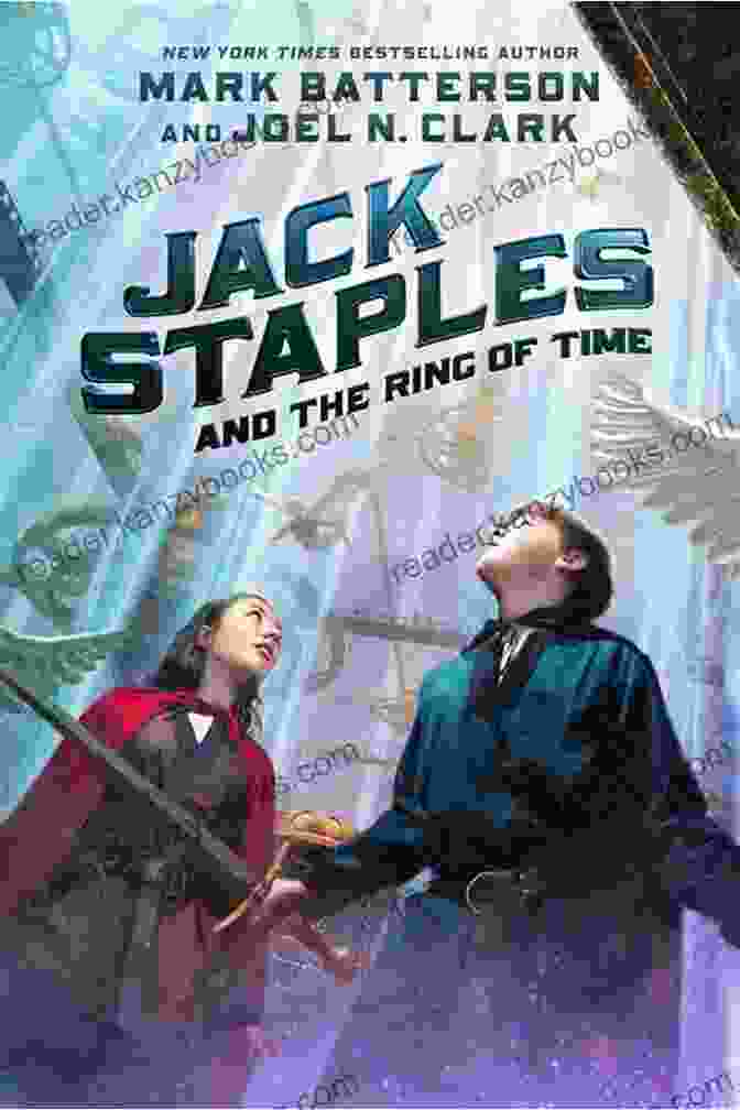 Jack Staples And The Ring Of Time Book Cover, Featuring A Young Boy Holding A Glowing Ring Jack Staples And The Ring Of Time