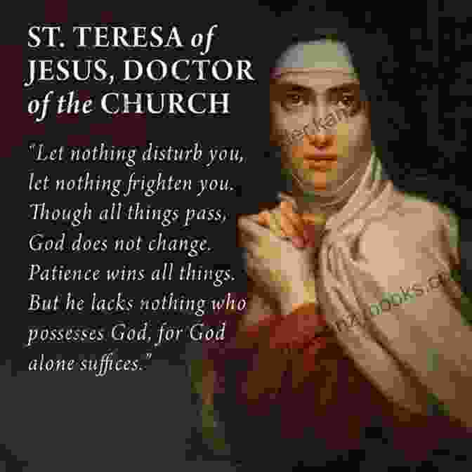 St. Teresa Of Avila In Prayer, Her Face Illuminated With A Celestial Glow. The Collected Works Of St Teresa Of Avila Vol 3