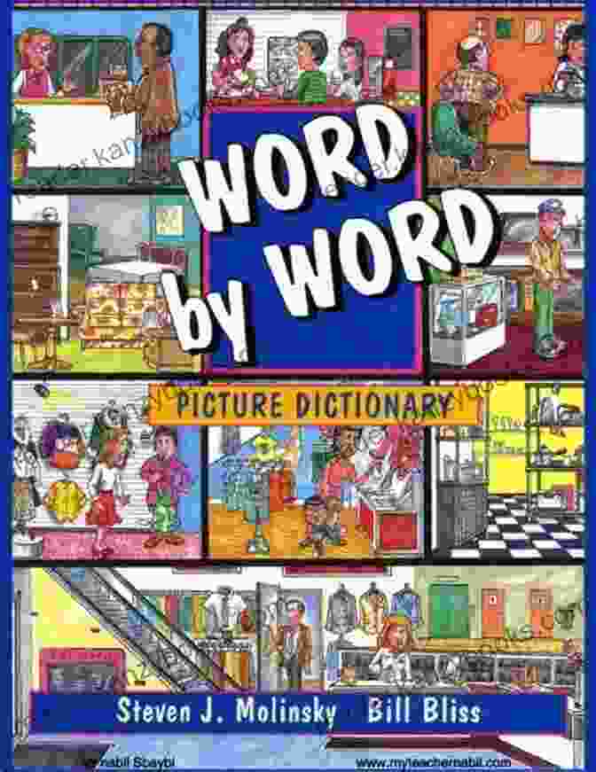 Word By Word Book Cover Featuring An Open Dictionary With Colorful Word Bubbles Word By Word: The Secret Life Of Dictionaries